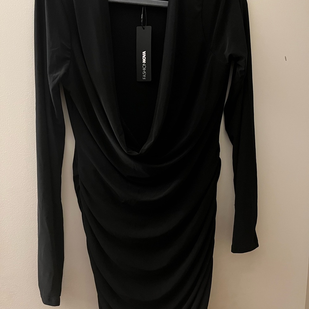 Fashion Nova Black Mini Dress